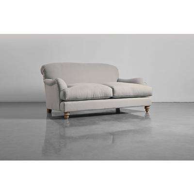 Cosy Two Seater Sofa - Ash Linen Cotton Blend
