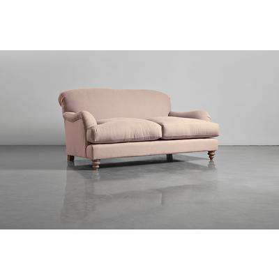 Cosy Two Seater Sofa - Mallow Linen Cotton Blend