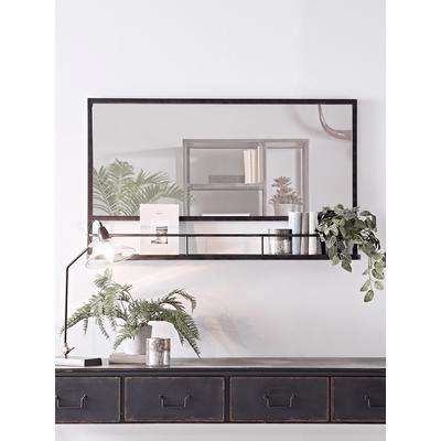 Industrial Landscape Shelf Mirror
