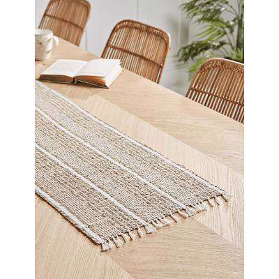 NEW Striped Seagrass Table Runner