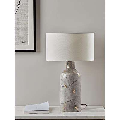 Painted Marble & Gold Table Lamp