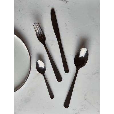 Polished Black Cutlery Set