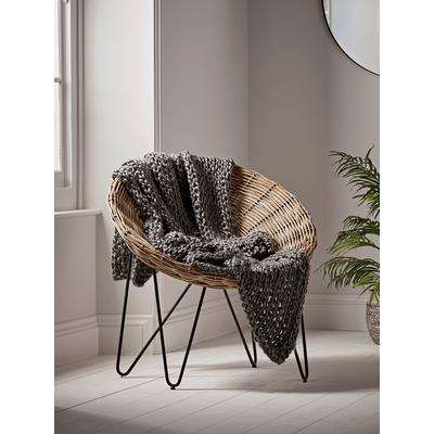 Round Rattan Cone Chair