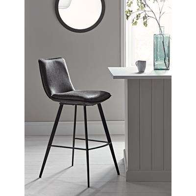 Two Williamsburg High Stools - Carbon