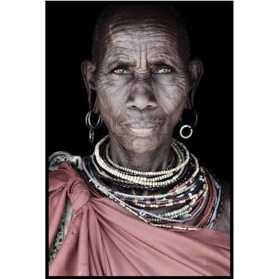 Samburu Lady (size: 30 x 45 cm)