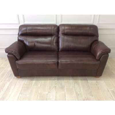 Ashby Leather 3 Seater Sofa