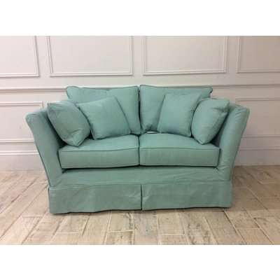Charlie Small Sofa in Family Friendly Linen Blend Jade