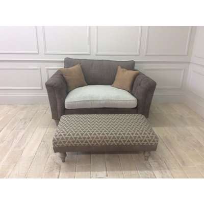 DORSET LOVE SEAT STANDARD BACK CUSHION WITH FOOTSTOOL