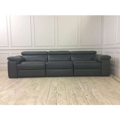 Fabio Electric Recliner Sofa in Italian 10BI Leather