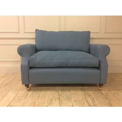 Kendal Loveseat Sofa in Brushed Cotton Chambray