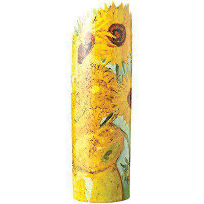 Silhouette D'art Vase - Van Gogh Sunflowers