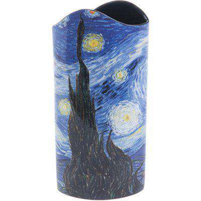 Silhouette D'art Vase - Van Gogh Starry Night