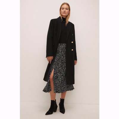 Double Breasted Double Crepe Trench Coat