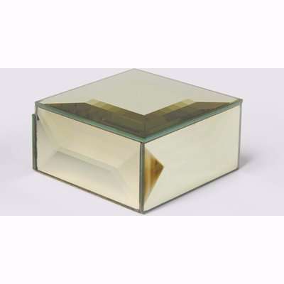 Gold Mirror Decorative Box Small