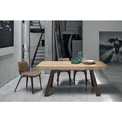 Grecale Italian Extendable Dining Table With Brown Painted&hellip;