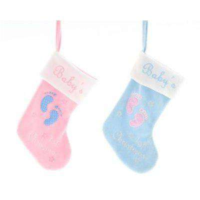Baby's 1st Christmas stocking Pink