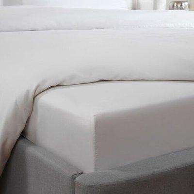 Dorchester White 300 Thread Count 100% Cotton Deep Fitted Sheet