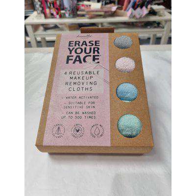 Erase Your Face - Reusable Make Up Removing Cloths Bright Colours