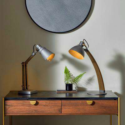Exe Industrial 50s Inspired Table or Desk Lamp
