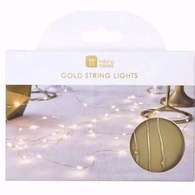 Gold Led String Lights 3m