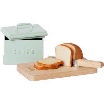 Maileg Miniature Bread Box With Cutting Board And Knife