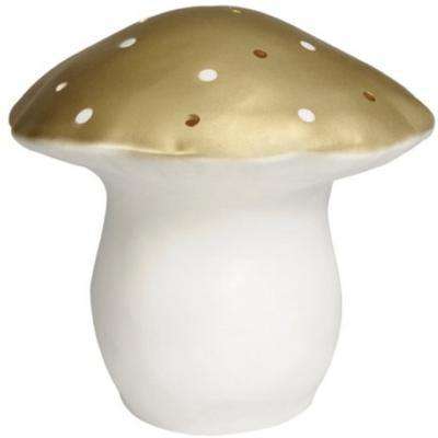 Mushroom Heico Lamp -Gold