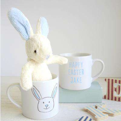 Personalised Children`s Easter Bunny Mug