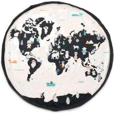 Play&Go: Toy Storage Bag and Play Mat - World Map