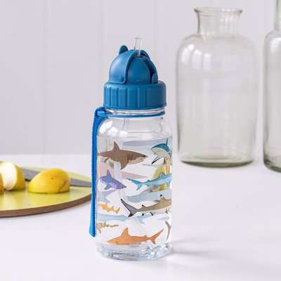Rex London 29504 Childrens Sharks Water Bottle