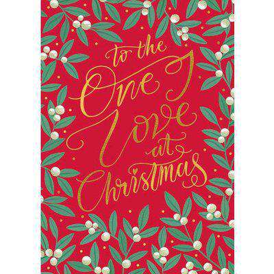 To the One I Love This Christmas Card - The Art File