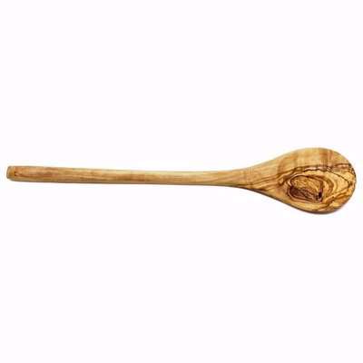 Olive Wood Round Spoon