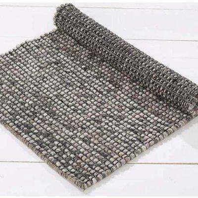 Wool Rug in Steel Grey