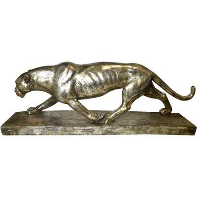 5A Fifth Avenue Jaguar Sculpture Silver