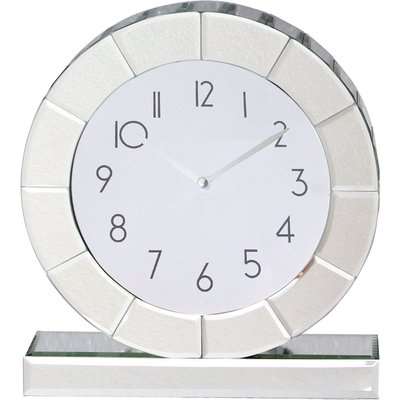 5A Fifth Avenue Mirrored Mantle Clock Mirror