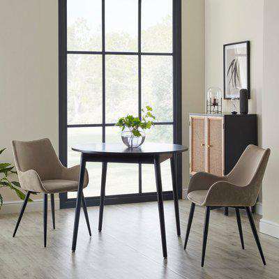 Avery Carver Dining Chair Brown
