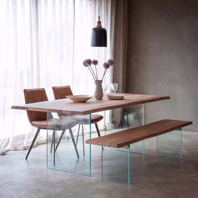 Basca Small Dining Table Brown