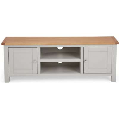 Bromley Grey Wide TV Stand Grey