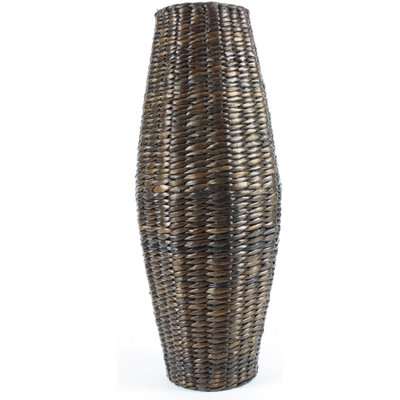 Brown Cattail Vase Brown