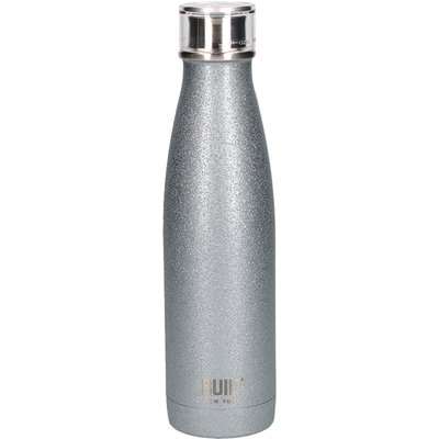 Built Silver Glitter 500ml Stainless Steel Water Bottle Silver