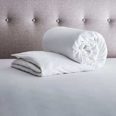 Cotton Soft Waterproof Duvet Protector White