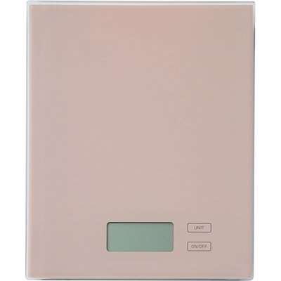 Dunelm Electronic Blush Pink Kitchen Scales Pink