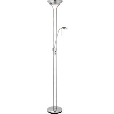 Vogue Rome Father And Child Floor Lamp Satin Nickel Chrome