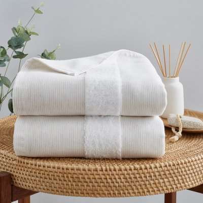 Hamam Linen Blend Bath Towel Brown