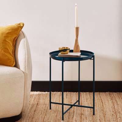 Lenny Indoor Outdoor Side Table Peacock