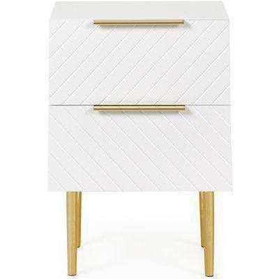 Maurice Bedside Table White