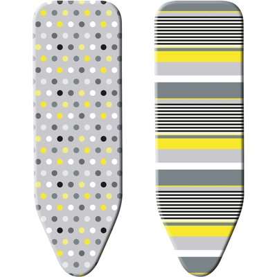 Minky Smart Fit Reversible Ironing Board Cover Green/White/Yellow
