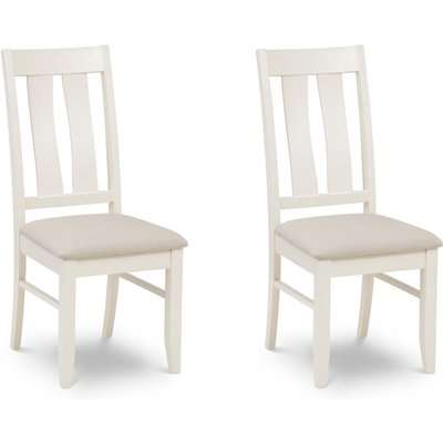 Pembroke Set of 2 Dining Chairs White Cream