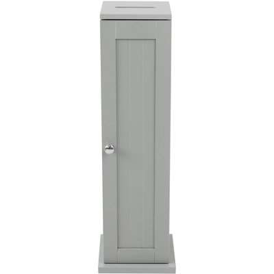 Rimini Grey Toilet Roll Cabinet Grey
