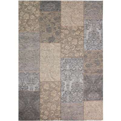 Romance Patchwork Rug Grey and Brown