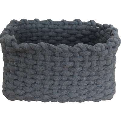 Rope Storage Basket Grey